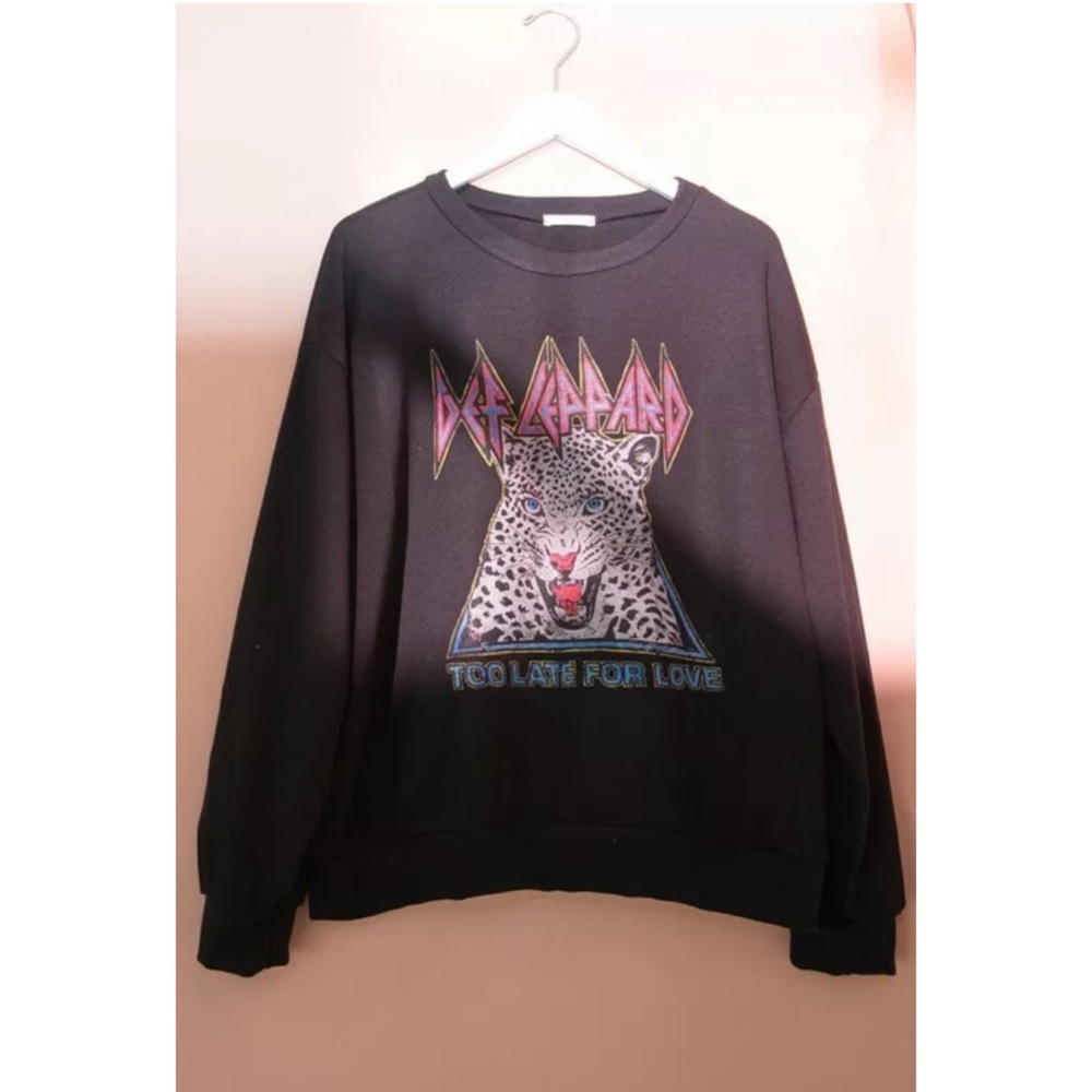 Def Leppard Tiger Too Late For Love Sweatshirt - Picture 3 of 10
